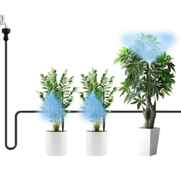 Crofta Misting System Self Watering System Greenhouse Farm Automatic Irrigation Kit 5m PE Hose