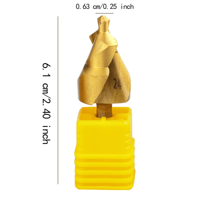 Crofta Ppr Lifting Stepped Drill Professional Replacement Quick Change Reamer Drill 25 mm