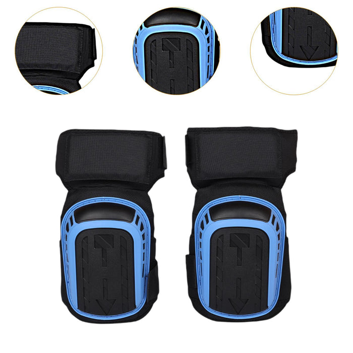 Crofta 2x Knee Pad Heavy Duty Roofing Flooring Knee Pads for Cycling Outdoor Hockey