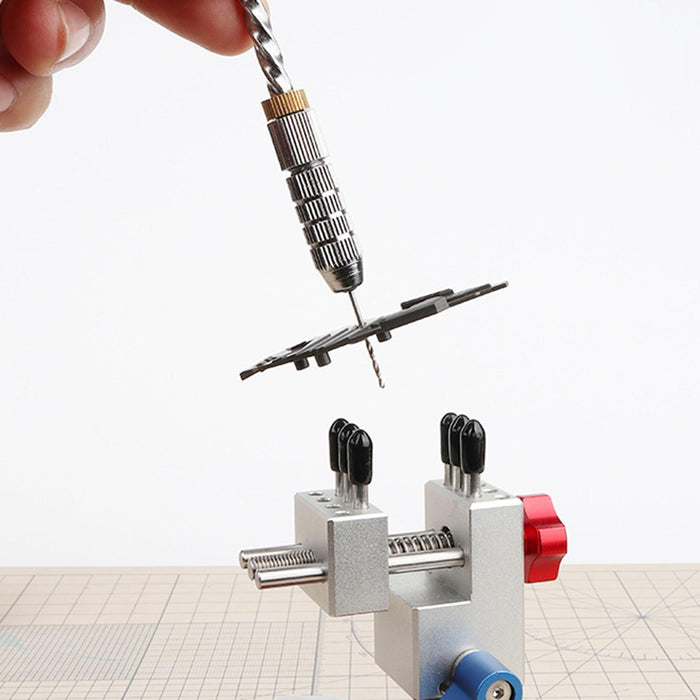 Crofta Pin Vise Hand Drill Manual Micro Twist Bit for Crafts Miniature Beads Wood