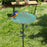 Crofta Birdfeeder with Metal Stake Bird Bath for Yard Outdoor Garden Lawn