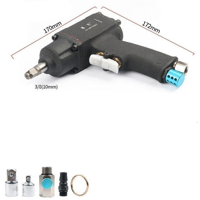 Crofta Mini Pneumatic Impact Wrench 3/8" Drive Pneumatic Tools for Auto Maintenance