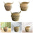 Crofta Storage Basket Flowerpot Woven Plant Basket for Living Room Farmhouse Office 16cmx16cm