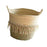 Crofta Storage Basket Flowerpot Woven Plant Basket for Living Room Farmhouse Office 20cmx20cm