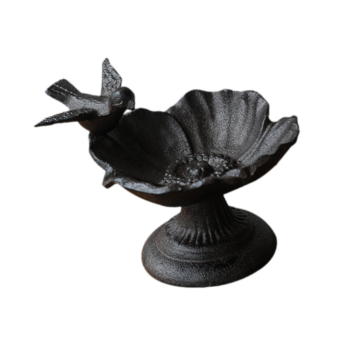 Crofta Garden Bird Bath Bowl Decorative Birdbath Decorative Gift Flower Bird Feeder