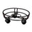 Crofta Rolling Plant Stand Planter Trolley Living Room Vase Moving Pot Caddy Wheels 27.5cmx9.5cm