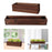 Crofta Rectangle Versatile Wooden Planter Box for Yard Indoor, Outdoor Plants Shelf 40cmx14cmx8cm