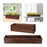 Crofta Rectangle Versatile Wooden Planter Box for Yard Indoor, Outdoor Plants Shelf 40cmx14cmx8cm