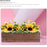 Crofta Rectangle Versatile Wooden Planter Box for Yard Indoor, Outdoor Plants Shelf 40cmx14cmx8cm