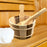 Crofta Wood Sauna Bucket and Ladle Portable Large Capacity for Bathroom Hotel Sauna