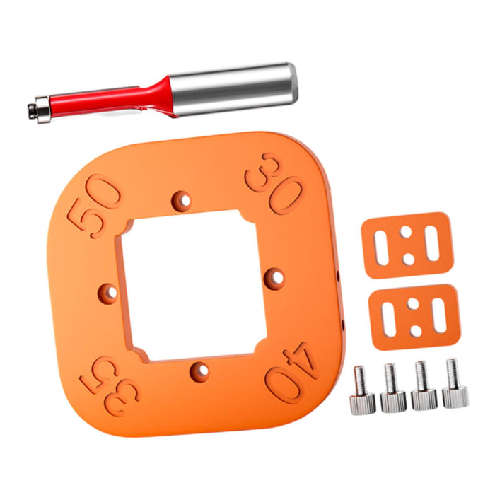 Crofta Woodworking Tool Router Corner Radius Template Compact Round Corner Template Set B