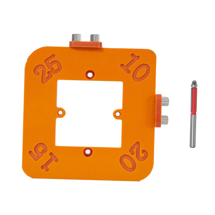 Crofta Woodworking Round Corner Radius Template Trimming Tool Round Corner Template R10 to 25