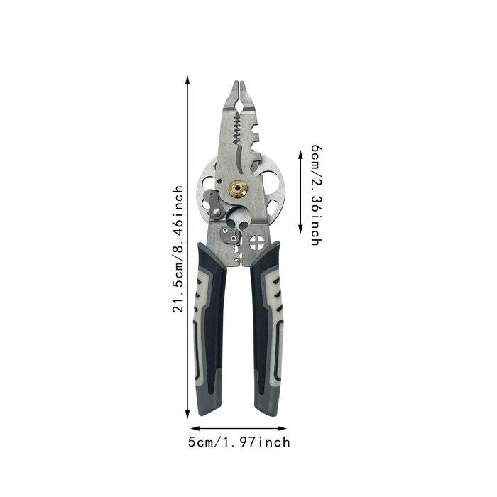 Crofta Wire Strippers Wire Strippings Tool Wire Cutter for Splitting Cutting Pulling