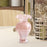 Crofta Glass Flower Vase Desk Living Room Decorative Vase Hydroponic Vase for Plant Pink