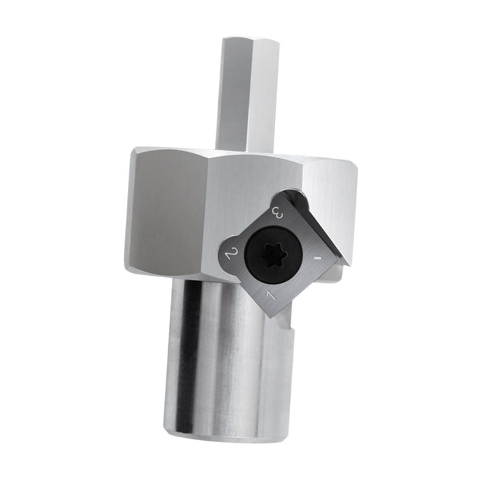 Crofta 20mm Bench Dog Hole Chamfer Reamer Lightweight Easily Install Aluminum Alloy without Bit