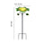 Crofta Metal Bird Bath Bird Lovers Present Bird Feeder for Courtyard Outdoors Patio 18.5cmx86cm