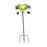 Crofta Metal Bird Bath Bird Lovers Present Bird Feeder for Courtyard Outdoors Patio 22cmx86cm