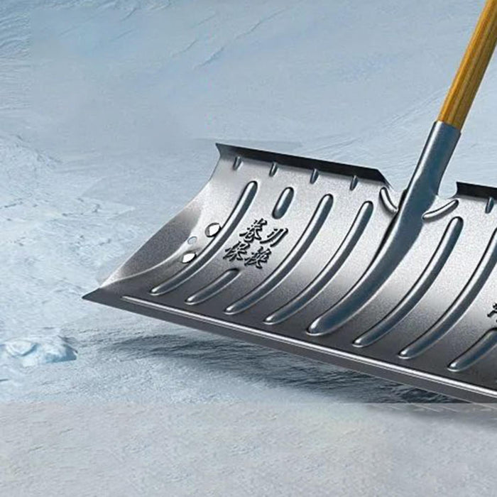 Crofta Manganese Steel Outdoor Snow Shovel Head Heavy Duty Multipurpose Replacement Without Wheel