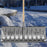 Crofta Manganese Steel Outdoor Snow Shovel Head Heavy Duty Multipurpose Replacement With Two Wheels