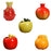 Crofta Fruit Shaped Ceramic Flower Vase Office Fireplace Organizer Propagation Vase Dragon fruit