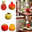 Crofta Fruit Shaped Ceramic Flower Vase Office Fireplace Organizer Propagation Vase Dragon fruit