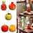 Crofta Fruit Shaped Ceramic Flower Vase Office Fireplace Organizer Propagation Vase Dragon fruit