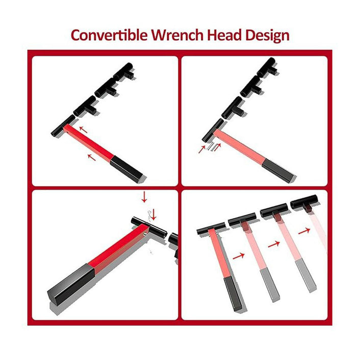 Crofta Hinges Adjusting Wrench Sturdy Door Hinges Repair Spanner for Door Alignment