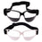 Crofta 12-Piece Anti Down Basketball Glasses Sports Eyewear Training Supplies Black