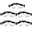 Crofta 10-Piece Anti Down Basketball Glasses Sports Eyewear Training Supplies White