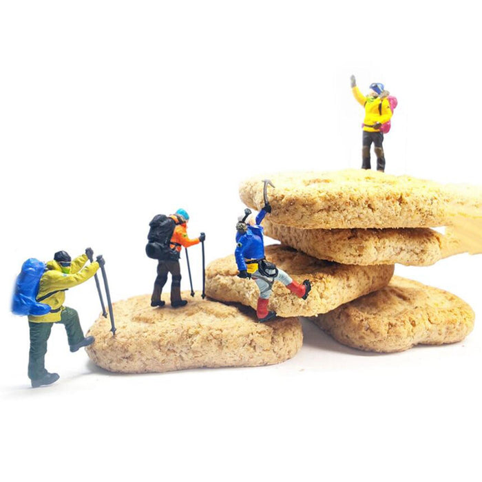 Crofta 1/64 Scale Unpainted People Figures Miniature for DIY Miniature Scenes Decor Style A