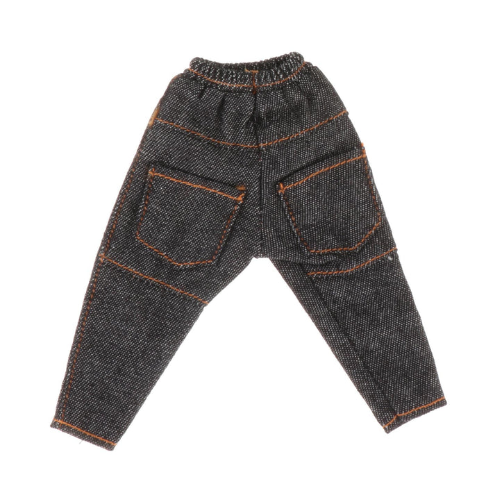 Crofta Fashion 1/12 Denim Pants Accessories for 6 inch Male Action Figures Dress up