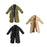 Crofta 1/12 Men Women Trench Coat Handmade Doll Clothes for 6 inch Figures Body