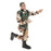 Crofta 12" Action Figures Playset Teens 1:6 Scale Model Soldiers Action Figure Green A