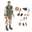 Crofta 12" Action Figures Playset Teens 1:6 Scale Model Soldiers Action Figure Green A