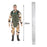 Crofta 12" Action Figures Playset Teens 1:6 Scale Model Soldiers Action Figure Green A