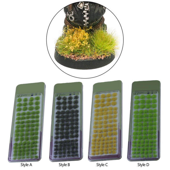 Crofta Static Grass Tufts Model DIY Miniature Glass Cluster for Model Building Kits Style A