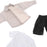 Crofta 1/12 Scale Shirt T Shirt Pants Set for 6 inch Doll Model Male Action Figures Light Gray