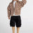 Crofta 1/12 Scale Shirt T Shirt Pants Set for 6 inch Doll Model Male Action Figures Yellow Plaid