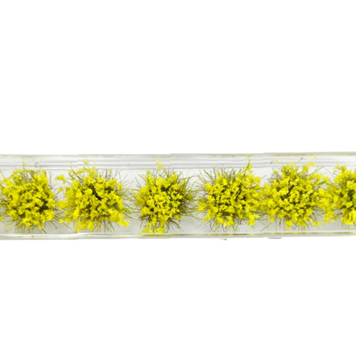 Crofta 7x 1:35 1:48 1:72 1:87 Miniature Grass for Landscape Layout Railroad Scenery Yellow