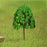 Crofta 50x Model Trees Accessories Miniature Trees for Landscape Railway DIY Crafts green