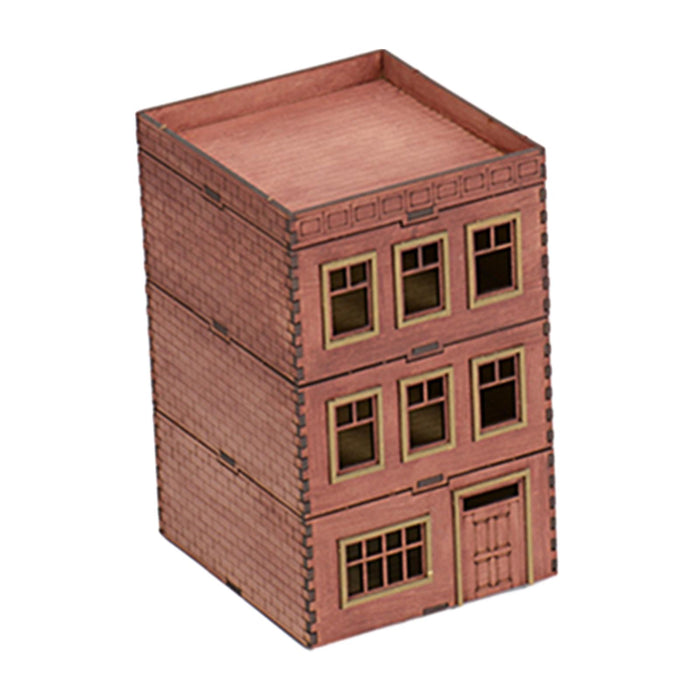 Crofta 1/72 Wooden Architecture 3D Puzzle Unique Buildings DIY Kits for Birthday Gift Style A