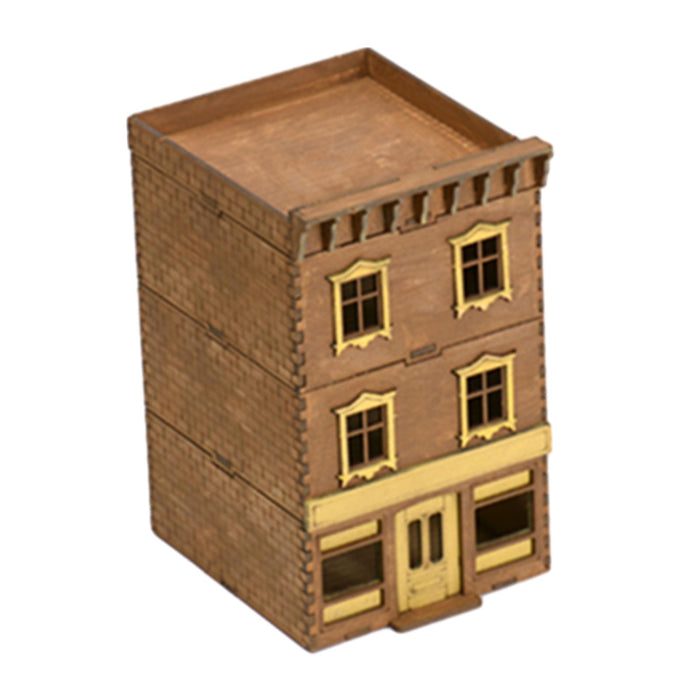 Crofta 1/72 Wooden Architecture 3D Puzzle Unique Buildings DIY Kits for Birthday Gift Style B