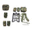 Crofta 1/6 Soldier Soldier Jungle Harness Carrying Bag for 12'' Male Action Figures full set