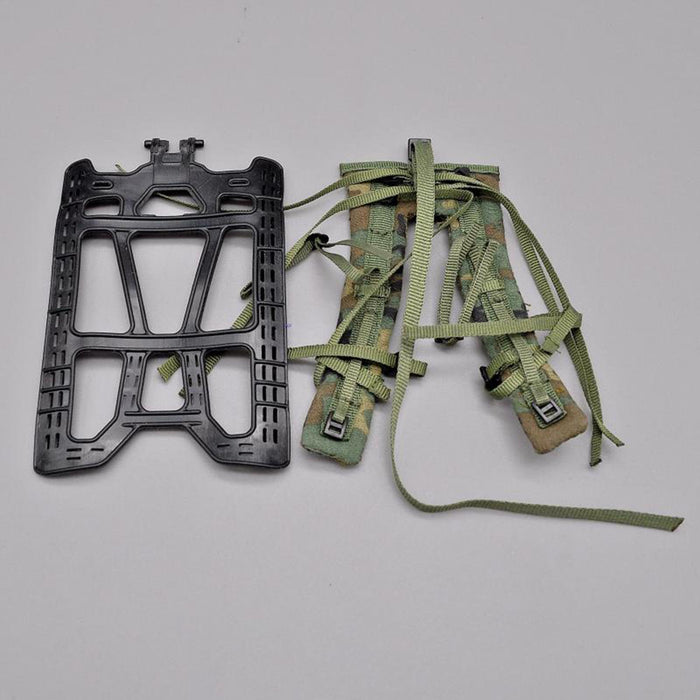 Crofta 1/6 Soldier Soldier Jungle Harness Carrying Bag for 12'' Male Action Figures full set