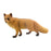 Crofta Animal Figure Lifelike Simulation Wild Animal Statue Birthday Study Presents Red Fox