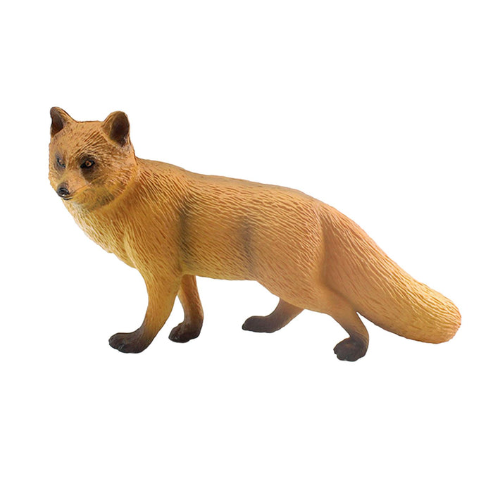 Crofta Animal Figure Lifelike Simulation Wild Animal Statue Birthday Study Presents Red Fox