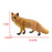 Crofta Animal Figure Lifelike Simulation Wild Animal Statue Birthday Study Presents Red Fox