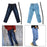 Crofta Action Figures Trousers Stylish Uniform Dollhouse Decoration 1/6 Scale Pants Dark Blue