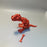 Crofta 3D Printed Articulated Dragon Novelty Articulated Dragon for Desk Car Office Red