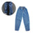 Crofta 1/6 Scale Action Figures Jeans Costume Kids Adults Gifts 12" Figure Trousers blue